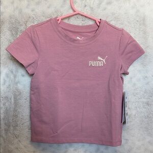 Puma Kids Mauve Short Sleeve Tee